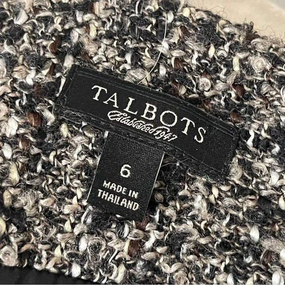 Talbots Boucle Sleeveless Sheath Dress Size 6 - Picture 6 of 7